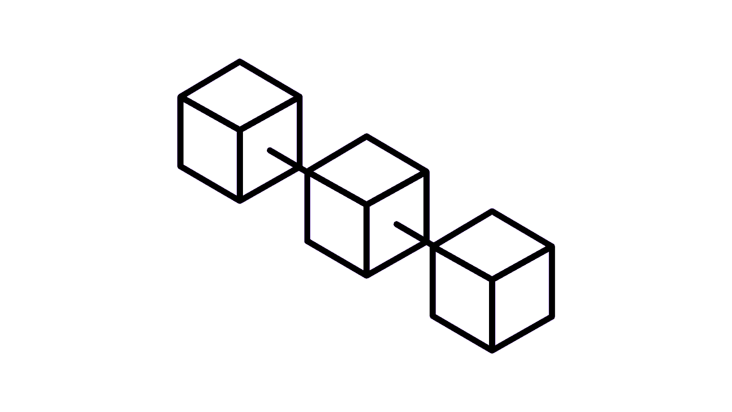 Web3 animation colored blocks
